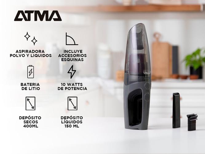 Aspiradora de Mano Inalámbrica Atma Power Para Polvos y Líquidos - 1