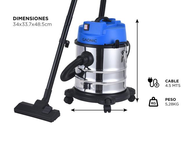 Aspiradora industrial Gadnic AS-01 20L 220V - 4