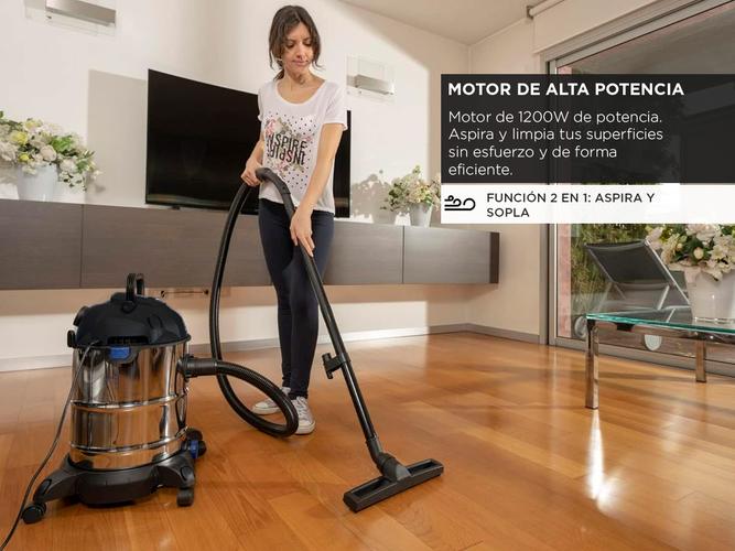 Aspiradora de Tacho Gadnic 15L Sopladora Alta Potencia - 2