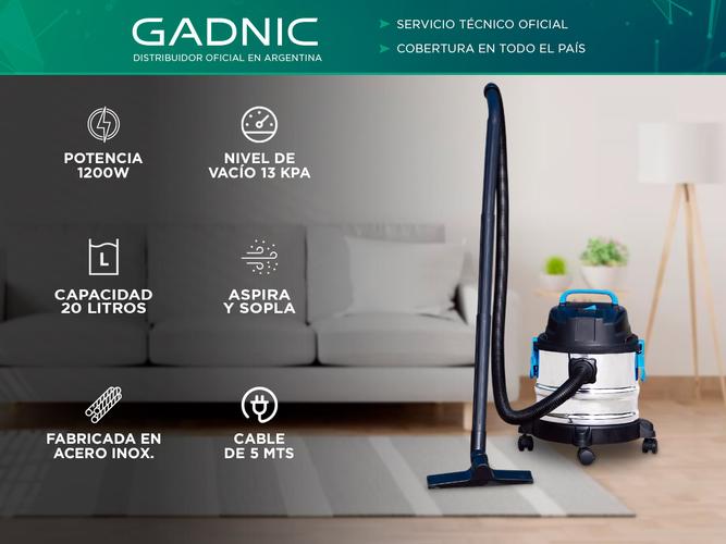 Aspiradora y Sopladora Gadnic 20L Acero Inoxidable - 1