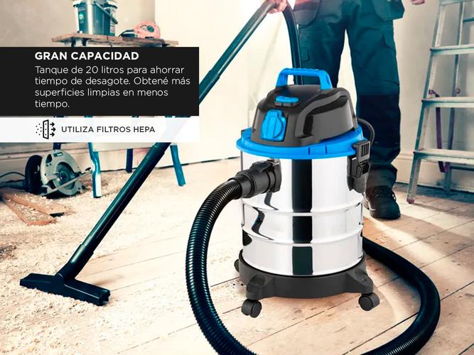 Aspiradora y Sopladora Gadnic 20L Acero Inoxidable - 4