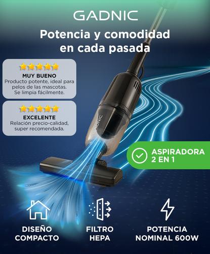 Aspiradora Vertical Gadnic 2 en 1 de Mano 600W - 1
