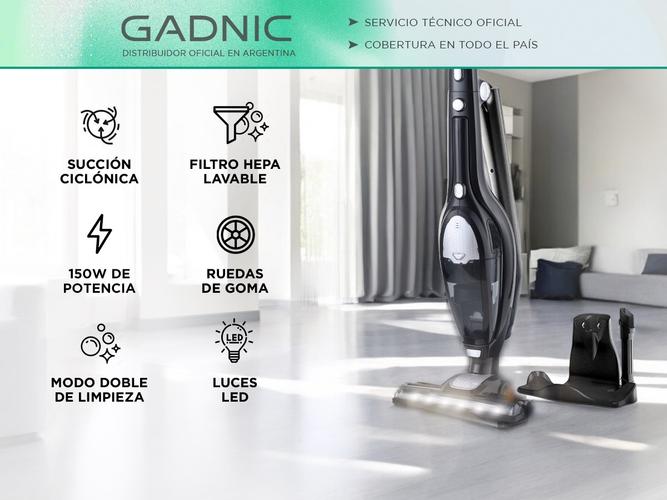 Aspiradora De Mano 2 en 1 Gadnic Recarga Automática 150W - 1