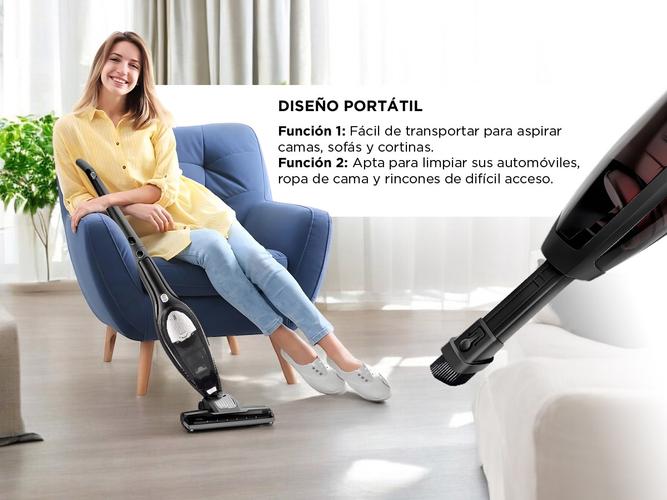 Aspiradora De Mano 2 en 1 Gadnic Recarga Automática 150W - 4