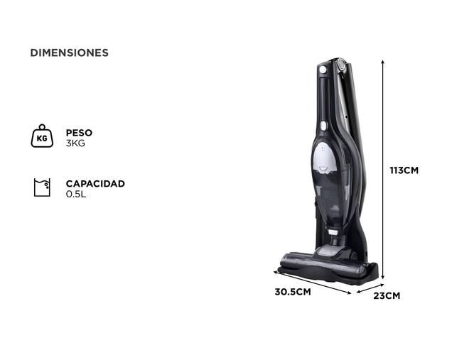 Aspiradora De Mano 2 en 1 Gadnic Recarga Automática 150W - 5