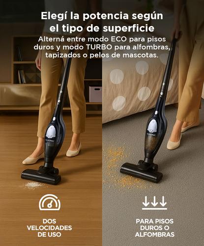 Aspiradora De Mano 2 en 1 Gadnic Recarga Automática 150W - 2