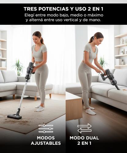 Aspiradora Inalámbrica Gadnic 2 En 1 Gadnic 300W Vertical Y De Mano - 2