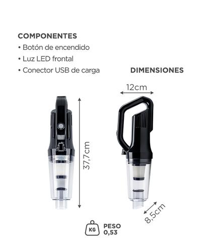 Aspiradora de Mano Gadnic Para Auto Y Hogar Usado - 5