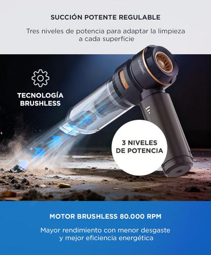 Aspiradora De Mano Gadnic ASP00033 Inalambrica 100W Succion 15KPa Filtro HEPA Bateria 111V - 2