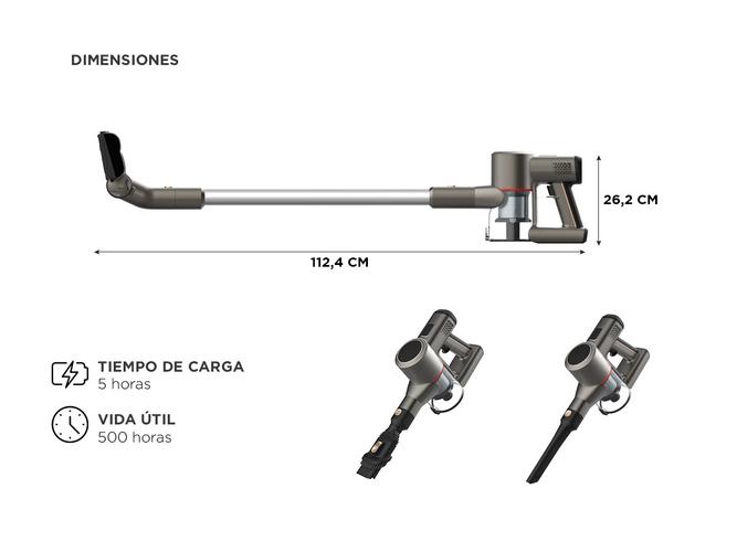 Aspiradora Inalámbrica Gadnic Vertical y de Mano Usado - 5