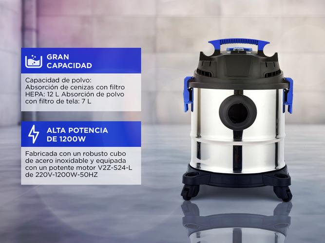 Aspiradora Industrial Profesional Gadnic De Tacho 18L 1200W 3 en 1 - 2