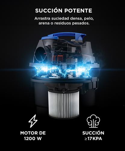 Aspiradora Industrial Profesional Gadnic De Tacho 18L 1200W 3 en 1 - 2