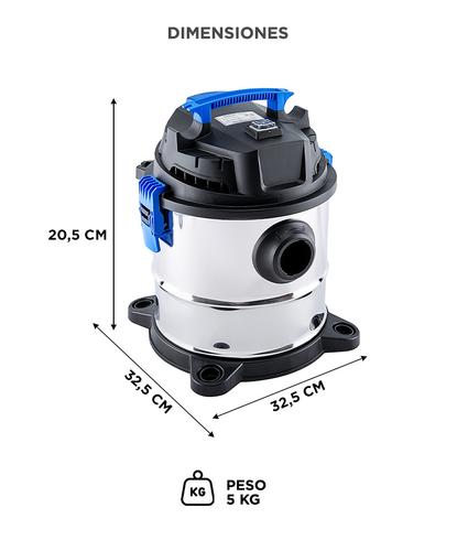 Aspiradora Industrial Profesional Gadnic De Tacho 18L 1200W 3 en 1 - 5