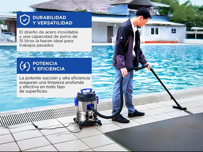 Aspiradora de Tacho Gadnic 15L Silenciosa Usado - 2