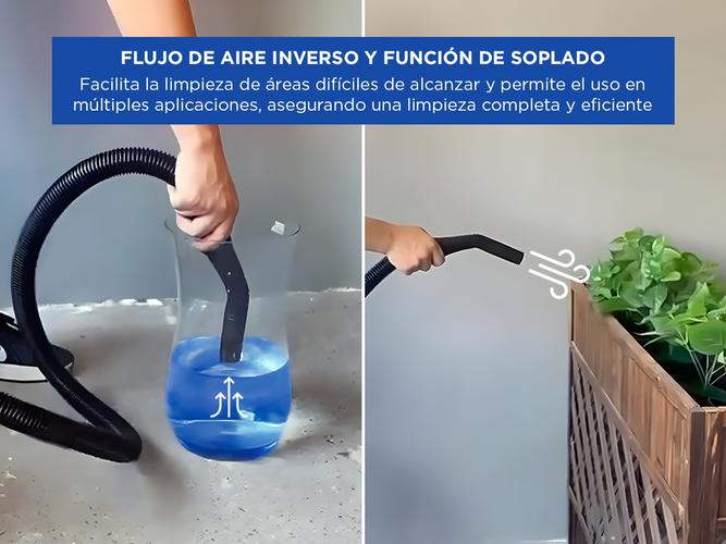 Aspiradora de Tacho Gadnic 15L Silenciosa Usado - 4