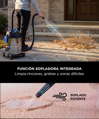 Aspiradora de Tacho Gadnic 15L Silenciosa 1200W - 3