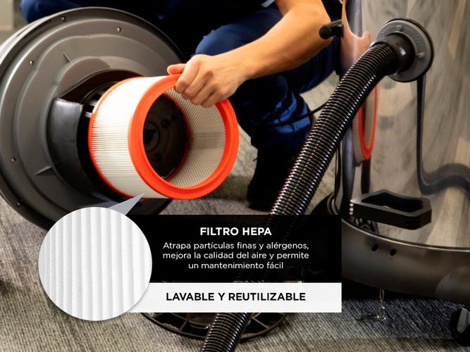 Aspiradora Portátil Alto rendimiento Gadnic Uso Doméstico 20L Outlet - 3