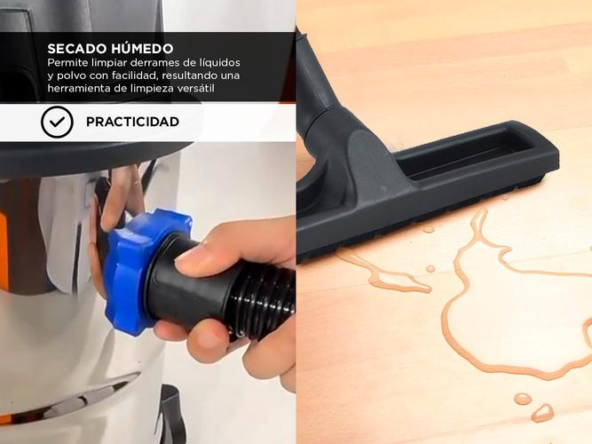 Aspiradora Portátil Alto rendimiento Gadnic Uso Doméstico 20L Outlet - 4