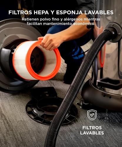 Aspiradora de Tacho Gadnic 20L 1200W Para Polvo y Liquido - 2