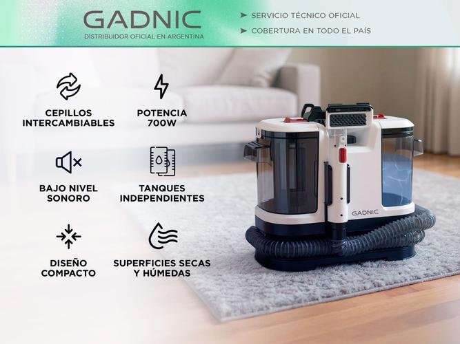 Aspiradora Limpia Tapizado Gadnic 700W con Accesorios Intercambiables - 1