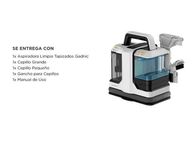 Aspiradora Limpia Tapizados Gadnic Manguera Y Picos Intercambiables Portátil 700 W  - 6