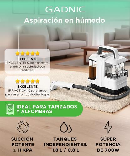 Aspiradora Limpia Tapizados Gadnic Manguera Y Picos Intercambiables Portátil 700 W  - 1
