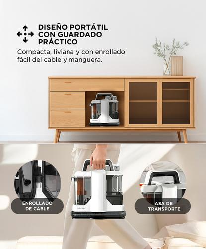 Aspiradora Limpia Tapizados Gadnic Manguera Y Picos Intercambiables Portátil 700 W  - 4