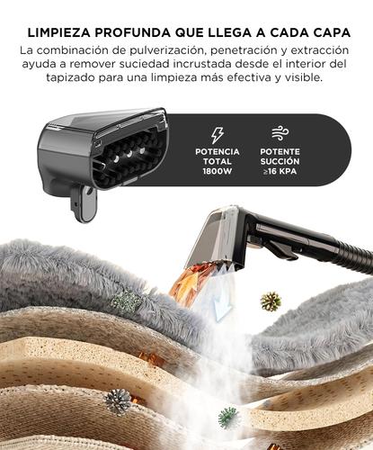 Aspiradora Limpia Tapizados Gadnic 1800W Succión 16 kPa Cable 5 Mts - 3