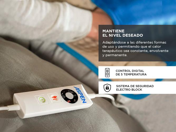 Manta térmica universal Aspen Intellisense MT01 Tejido Suave - 2