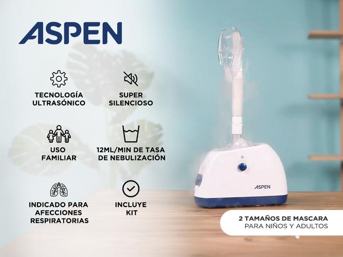 Nebulizador Aspen Ultrasonico Evolution NB152U Adulto Niño  - 1