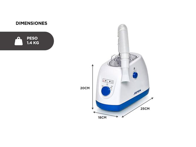 Nebulizador Aspen Ultrasonico Evolution NB152U Adulto Niño  - 4