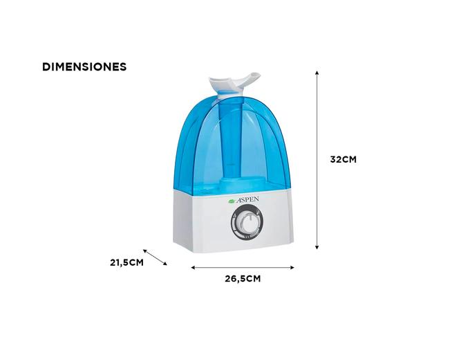 Humidificador de Ambiente Aspen Ultrasonico Aspen AIR -HU3L - 4