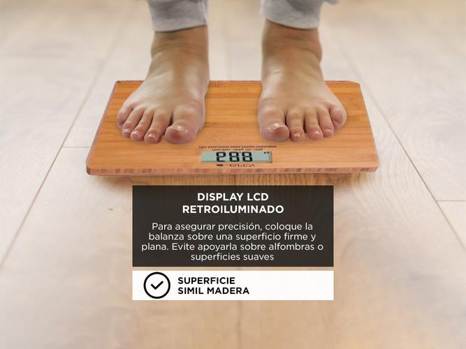 Balanza Aspen Digital Personal Bambu 180kg EB3110H - 3