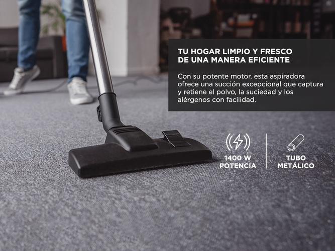 Aspiradora Midea VS-S214TAR3 sin bolsa Direct Cyclone 1400W - 2