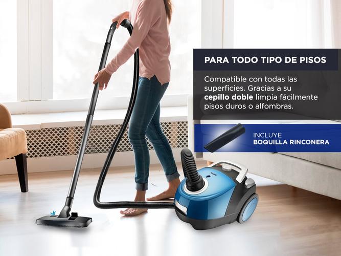 Aspiradora Trineo Atma ASP8913 1500w Bolsa 1,5lts Cepillo Tubo Metal Usado - 2