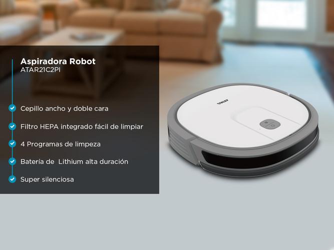 Aspiradora Robot ATMA ATAR21C2PI Filtro Hepa - 4