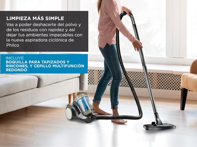 Aspiradora PHILCO PHAST1921PI ciclonica 1800w 1,2 litros - 2