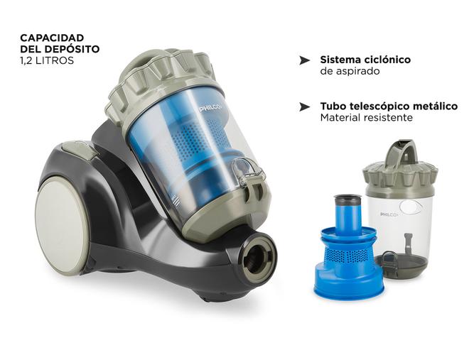 Aspiradora PHILCO PHAST1921PI ciclonica 1800w 1,2 litros - 3