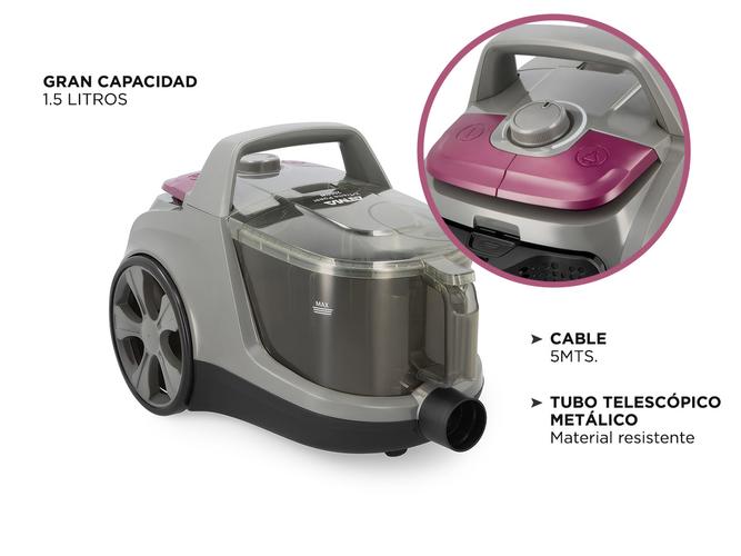 Aspiradora Atma AS9021 ciclonica 2000w capacidad 1,5 litros - 5