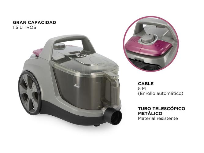Aspiradora Atma X-Treme Power AS9021PI 2000W 1.5Lts Sin Bolsa Filtro HEPA - 5