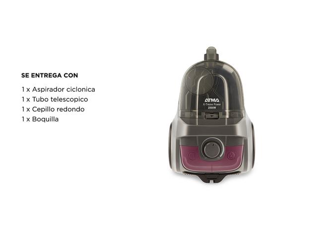 Aspiradora Atma X-Treme Power AS9021PI 2000W 1.5Lts Sin Bolsa Filtro HEPA - 6