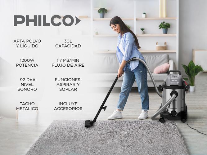 Aspiradora Philco PHAST3021PI De Tacho 30 Litros 1200w Aspira Líquidos - 1