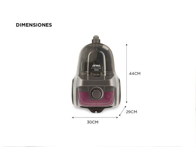 Aspiradora Trineo Atma X-Treme Power 1.5 Lts 2000W - 4