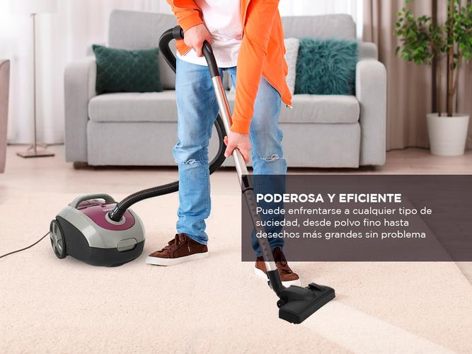 Aspiradora Trineo Atma AS9121PI 2l Morado Y Plateada 220v - 3