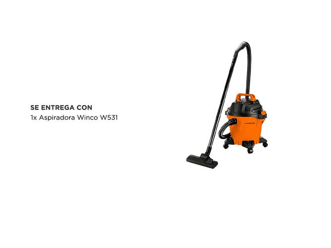 Aspiradora Winco W531 Polvo y Liquido 20l - 5
