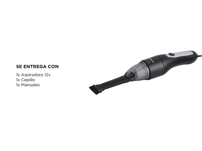 Aspiradora Portatil Winco Auto Coche 12V Filtro Cepillo  - 5