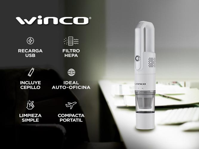 Aspiradora Inalambrica Winco USB Auto Oficina Portatil - 1