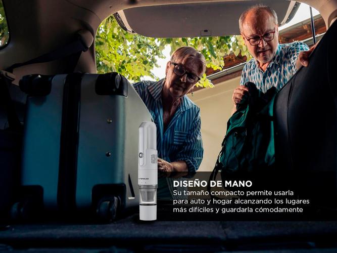 Aspiradora Inalambrica Winco USB Auto Oficina Portatil - 3
