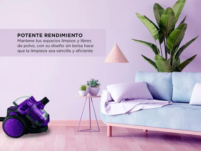 Aspiradora Ciclónica Winco 2Lts 220V W540 Violeta - 2
