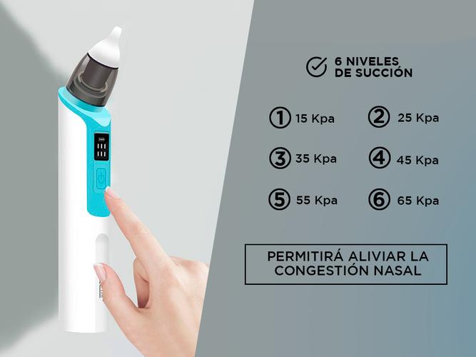 Aspirador Nasal Gadnic Eléctrico Automático Silencioso  - 3